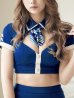画像7: 【ハロウィン】セクシーCAコスプレ/2ピース/セットアップ【コスプレ4点セット】【XS-Mサイズ/1カラー】[YMT]