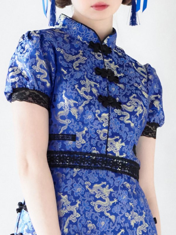 画像8: 【SALE!!】【即日発送】マーメイドスカートチャイナドレスコスプレ【sugar nineハロウィン2点セット】【S-Lサイズ/1カラー】 (SE01YN)[OF01]