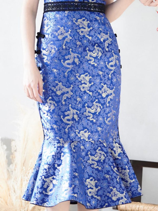 画像9: 【SALE!!】【即日発送】マーメイドスカートチャイナドレスコスプレ【sugar nineハロウィン2点セット】【S-Lサイズ/1カラー】 (SE01YN)[OF01]