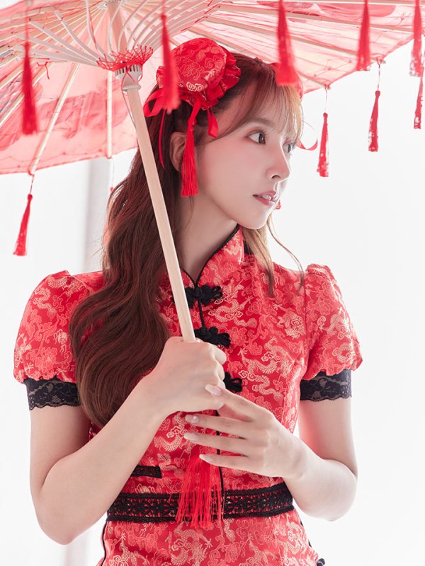 画像11: 【SALE!!】【即日発送】マーメイドスカートチャイナドレスコスプレ【sugar nineハロウィン2点セット】【S-Lサイズ/1カラー】 (SE01YN)[HC03]