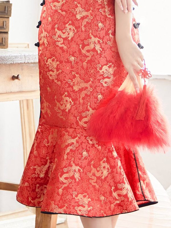 画像8: 【SALE!!】【即日発送】マーメイドスカートチャイナドレスコスプレ【sugar nineハロウィン2点セット】【S-Lサイズ/1カラー】 (SE01YN)[OF01]