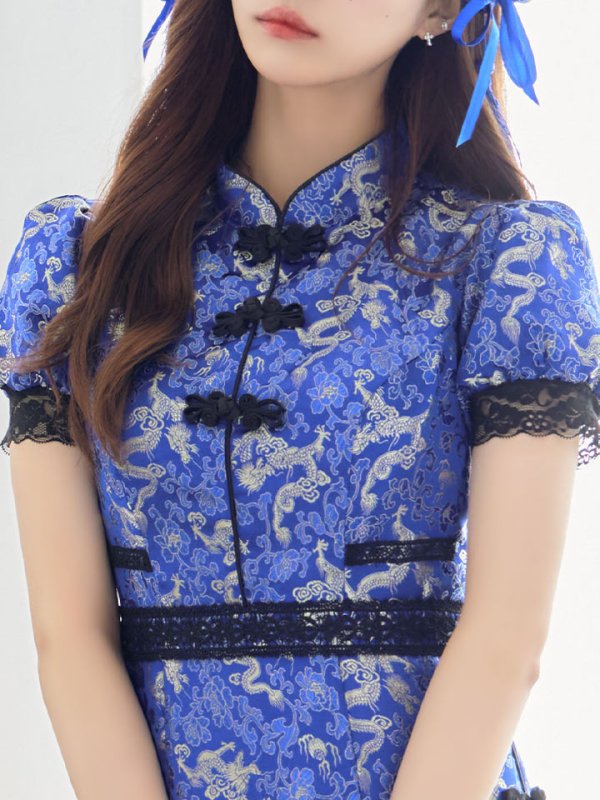 画像5: 【SALE!!】【即日発送】マーメイドスカートチャイナドレスコスプレ【sugar nineハロウィン2点セット】【S-Lサイズ/1カラー】 (SE01YN)[HC03]