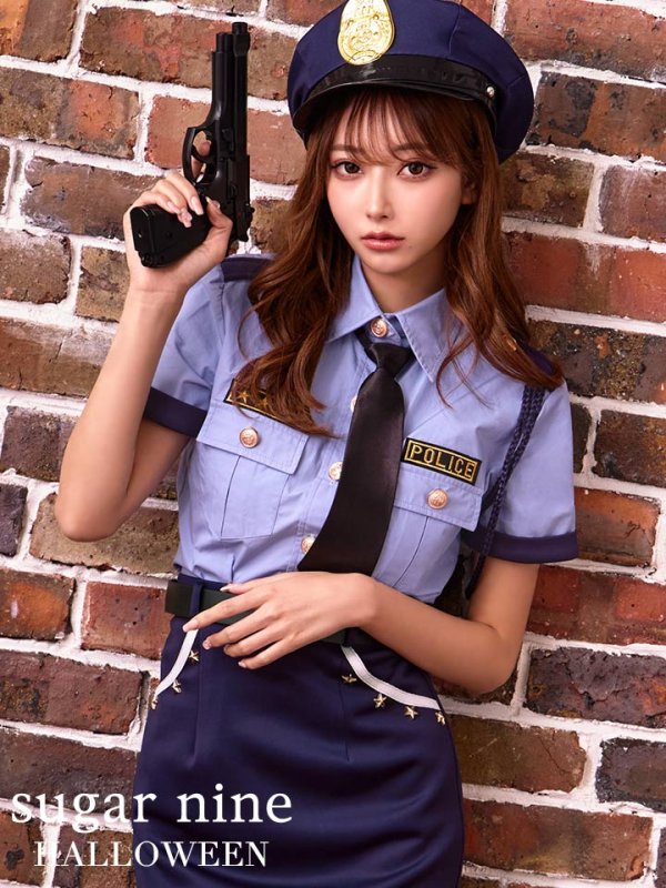 画像3: 【即日発送】【ハロウィン】ポリス/警察官コスプレ【コスプレ5点セット】【S-XLサイズ/1カラー】(HC206-2)[HC03]-Bnvg