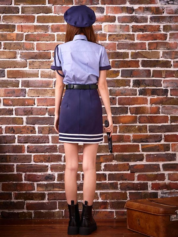 画像6: 【即日発送】【ハロウィン】ポリス/警察官コスプレ【コスプレ5点セット】【S-XLサイズ/1カラー】(HC206-2)[HC03]-Bnvg