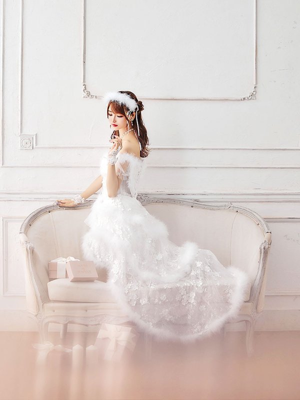 画像9: 即日発送!桜咲乃愛ちゃんコラボ2WAY天使コスプレ【サンタ豪華10点セット】【S-Lサイズ】[YMT]