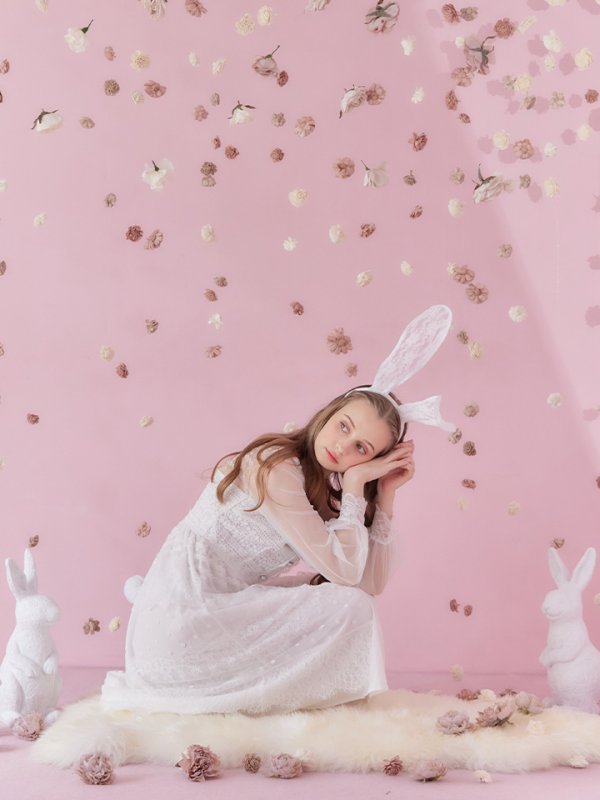 画像9: 【SALE!!】【即日発送】バニーワンピースコスプレ/レースワンピース【sugar nineハロウィン3点セット】【S-Lサイズ/1カラー】[OF01]