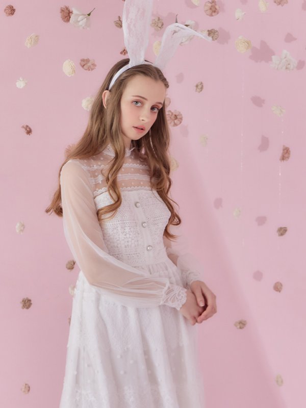 画像12: 【SALE!!】【即日発送】バニーワンピースコスプレ/レースワンピース【sugar nineハロウィン3点セット】【S-Lサイズ/1カラー】[OF01]