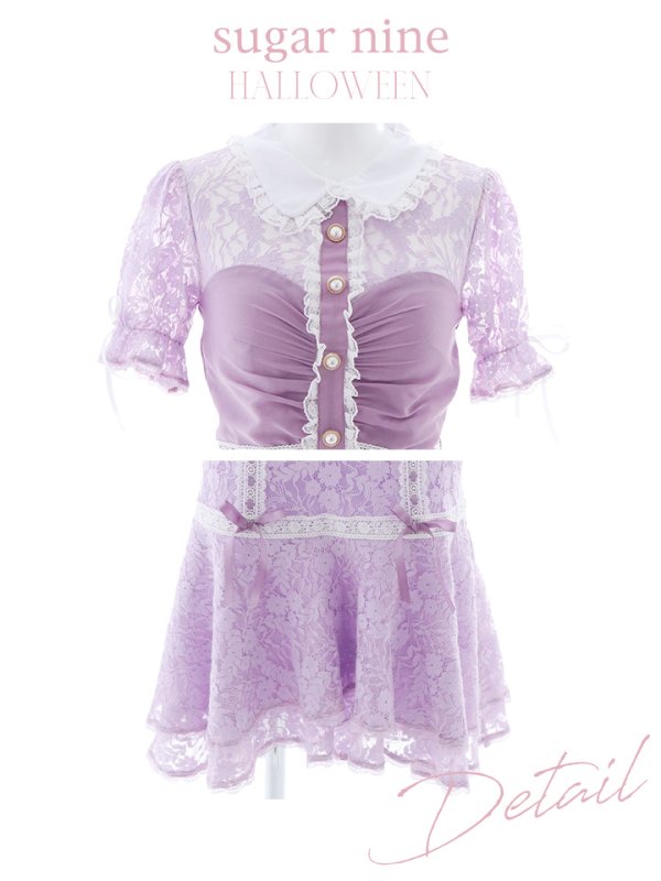 画像23: 【SALE!!】【即日発送】【ハロウィン】 バニーレースワンピースコスプレ 【コスプレ3点セット】【S-Lサイズ/2カラー】[OF01]