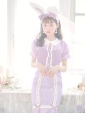 【値下げ！】【即日発送】【ハロウィン】 バニーレースワンピースコスプレ 【コスプレ3点セット】【S-Lサイズ/2カラー】[YMT]