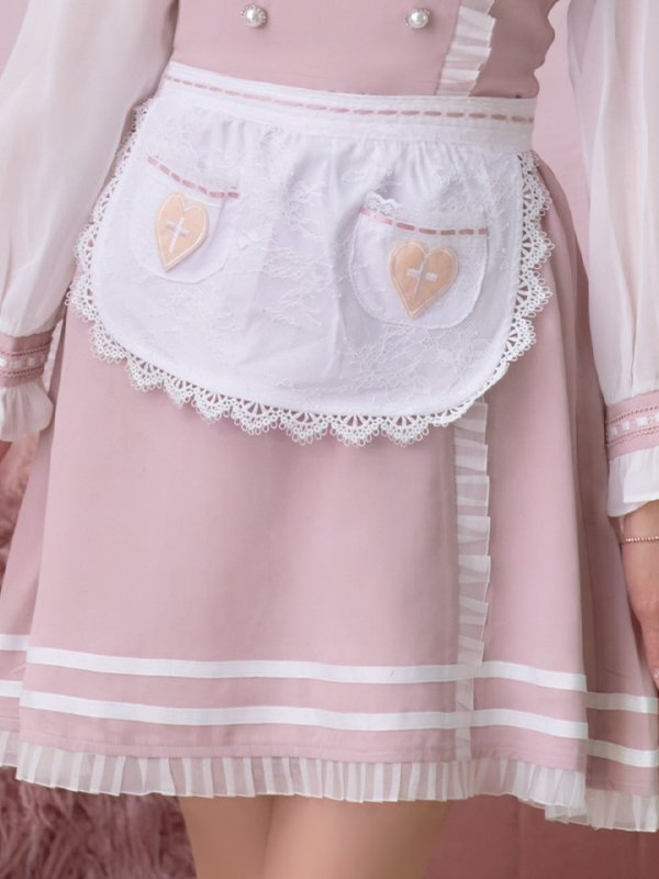 画像9: 【即日発送】ナースコスプレ/ワンピースコスプレ/Aライン/フレアスカート【sugar nineハロウィン3点セット】【S-Lサイズ/1カラー】(SU220155)[HC03]