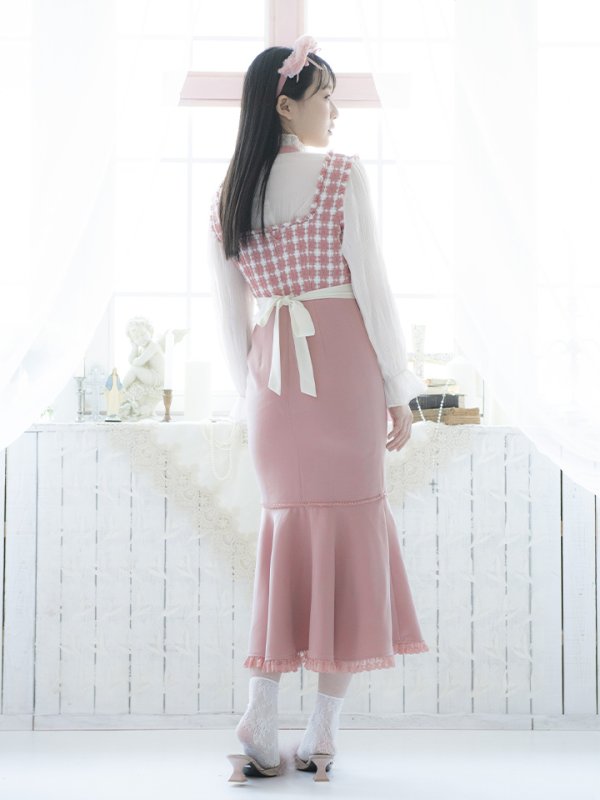 画像7: 【即日発送】ツイードキャットワンピースコスプレ/マーメイドスカート【sugar nineハロウィン3点セット】【S-Lサイズ/1カラー】[OF01]