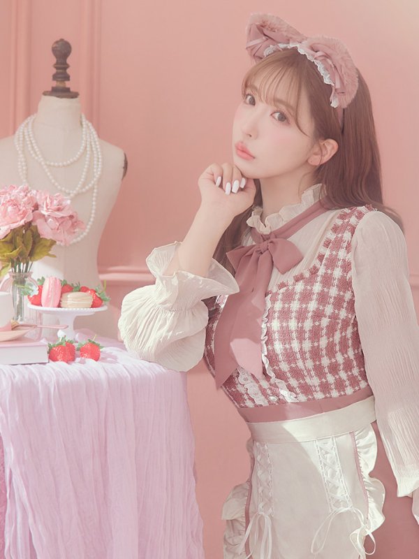 画像16: 【即日発送】ツイードキャットワンピースコスプレ/マーメイドスカート【sugar nineハロウィン3点セット】【S-Lサイズ/1カラー】[OF01]