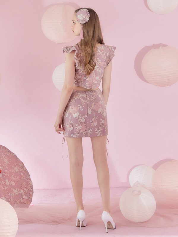 画像7: 【SALE!!】【即日発送】セットアップチャイナドレスコスプレ【sugar nineハロウィン4点セット】【XS-Lサイズ/2カラー】(SE01YN-WH)[HC03]