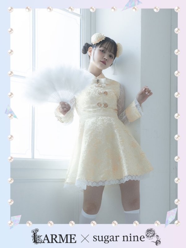 画像3: 【即日発送】Aライン/フレアスカートチャイナコスプレ【sugar nineハロウィン3点セット】【S-XLサイズ/2カラー】[HC03]