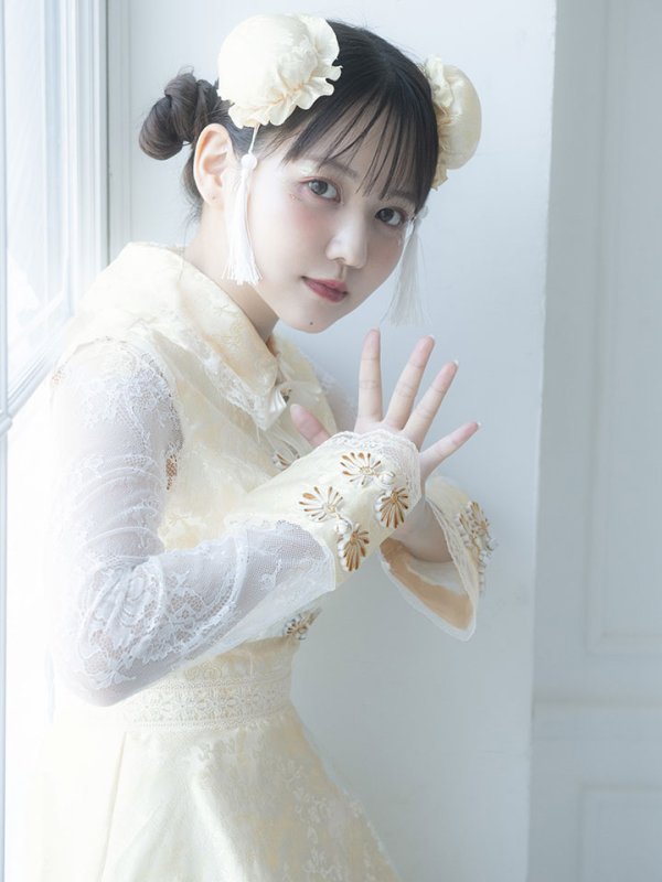 画像9: 【即日発送】Aライン/フレアスカートチャイナコスプレ【sugar nineハロウィン3点セット】【S-XLサイズ/2カラー】[HC03]