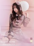 【即日発送】Aライン/フレアスカートチャイナコスプレ【sugar nineハロウィン3点セット】【S-Mサイズ/2カラー】[HC03]