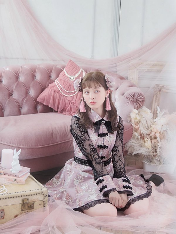 画像7: 【即日発送】【ハロウィン】 フレアスカートチャイナコスプレ 【コスプレ3点セット】[HC03]