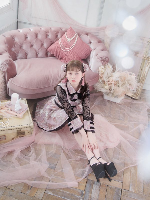 画像8: 【即日発送】【ハロウィン】 フレアスカートチャイナコスプレ 【コスプレ3点セット】[HC03]