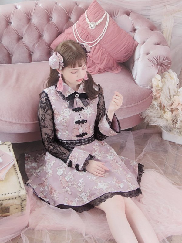 画像9: 【即日発送】【ハロウィン】 フレアスカートチャイナコスプレ 【コスプレ3点セット】[HC03]