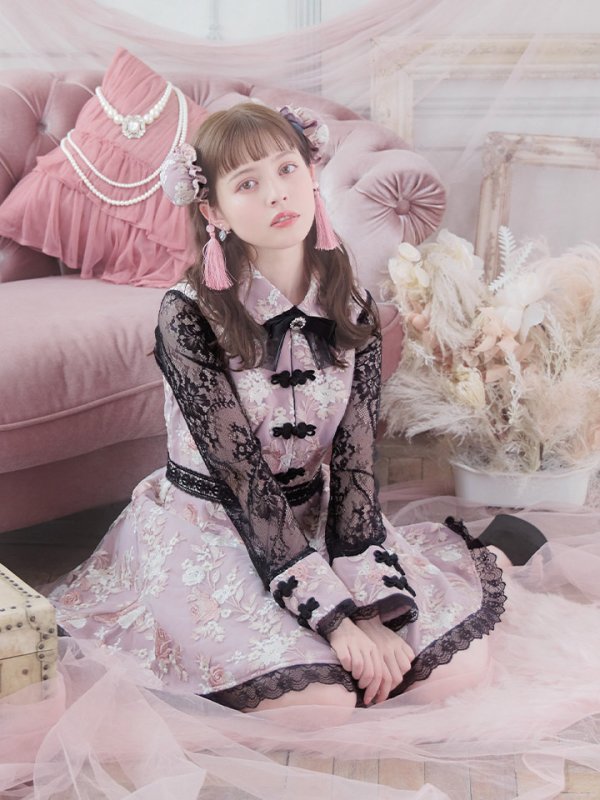 画像11: 【即日発送】【ハロウィン】 フレアスカートチャイナコスプレ 【コスプレ3点セット】[HC03]