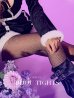 画像1: 【予約/10月中旬発送予定】【ハロウィンコスプレ/小物】ビジュー付き網タイツ/1color [OF02] (1)