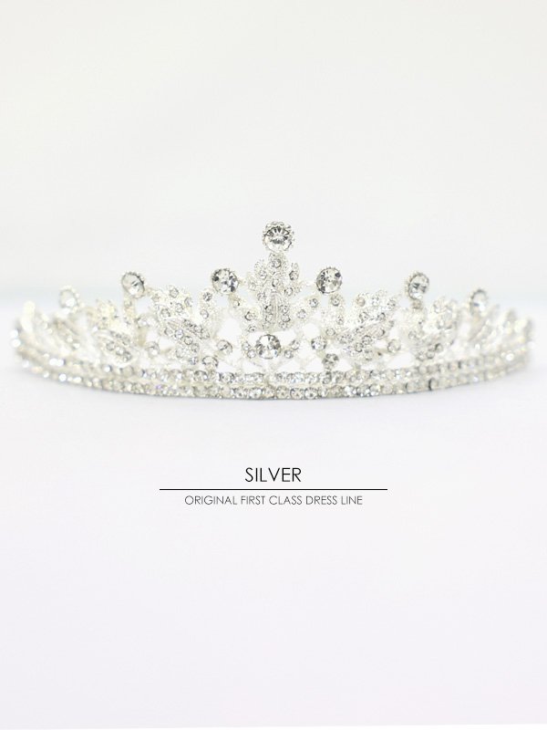 画像3: 【アクセサリー：ヘアアクセ】【Angel R/エンジェルアール】ティアラ/ バースデー/ ウェディング/ リーフモチーフ/ ストーン/ ビジュー/ ヘアアクセ/ 髪飾り[OF02]