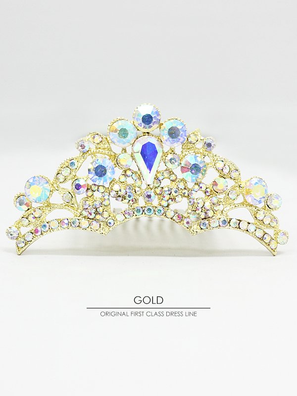 画像3: 【アクセサリー：ヘアアクセ】【Angel R/エンジェルアール】ビッグストーン/ ビジュー/ ティアラ/ バースデー/ ウェディング/ ヘアアクセ/ 髪飾り[OF02]