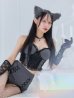 画像1: 【即日発送】【送料無料！】【ハロウィン】ウルフランジェリーセットアップ【コスプレ6点セット】【XS-Lサイズ/1カラー】[OF03] (1)