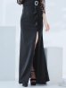 画像9: SALE!カシュクールドレープドレス/ワンカラー/ロングスリーブ/レース/谷間見せ/背中隠し/ロングドレス/キャバドレス 【S-Lサイズ/2カラー】[HC03] 【TN】