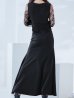 画像10: SALE!カシュクールドレープドレス/ワンカラー/ロングスリーブ/レース/谷間見せ/背中隠し/ロングドレス/キャバドレス 【S-Lサイズ/2カラー】[HC03] 【TN】