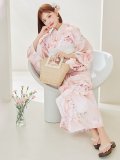 【即日発送】くすみピンクスウィート牡丹浴衣 OBI-siwa-200-kj-13-OW / HIMO-900-yn-8-P / HEKO-800-sb-5-W / YA-1029-wk-P / GETA-01-kj-7-P / [/YMT]