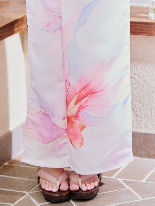 画像19: 【即日発送】ニュアンスピンク金魚浴衣【浴衣３点セット 浴衣/帯/下駄】[YMT]