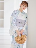 シャーベット水彩紫陽花浴衣 OBI-g-500-kj-8-GY / HIMO-900-yn-3-GYxGD / HEKO-800-sb-5-W / YA-1016-kj-CL / GETA-01-kj-3-IV [YMT]