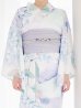画像14: シャーベット水彩紫陽花浴衣  【浴衣３点セット 浴衣/帯/下駄】OBI-g-500-kj-8-GY / HIMO-900-yn-3-GYxGD / HEKO-800-sb-5-W / YA-1016-kj-CL / GETA-01-kj-3-IV [YMT]