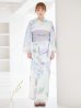 画像4: シャーベット水彩紫陽花浴衣  【浴衣３点セット 浴衣/帯/下駄】OBI-g-500-kj-8-GY / HIMO-900-yn-3-GYxGD / HEKO-800-sb-5-W / YA-1016-kj-CL / GETA-01-kj-3-IV [YMT]