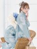 画像10: 【予約 / 5月中旬発送予定】ブルーホワイトフラワー柄浴衣  【浴衣３点セット 浴衣/帯/下駄】OBI-siwa-200-kj-13-OW / HIMO-900-yn-5-IV / HEKO-800-sb-2-BE / YA-953-kn-BL / YA-1070-kn-DusBL / GETA-01-kj-2-BL / [y/OF01]