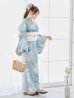 画像6: 【予約 / 5月中旬発送予定】ブルーホワイトフラワー柄浴衣  【浴衣３点セット 浴衣/帯/下駄】OBI-siwa-200-kj-13-OW / HIMO-900-yn-5-IV / HEKO-800-sb-2-BE / YA-953-kn-BL / YA-1070-kn-DusBL / GETA-01-kj-2-BL / [y/OF01]