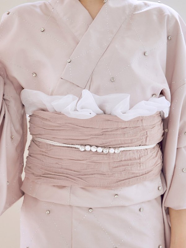 画像24: アーガイルビジュー浴衣  【浴衣３点セット 浴衣/帯/下駄】[YMT]