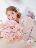 【予約 /5月中旬発送予定】アーガイルビジュー浴衣 OBI-siwa-204-wk-9-DusP / HIMO-906-yn-PEARL / HEKO-800-sb-5-W / YA-1075-kn-BE / GETA-01-kj-7-P/ [yo/YMT]