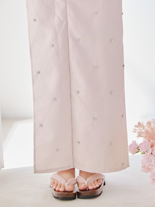 画像14: 【即日発送】アーガイルビジュー浴衣  【浴衣３点セット 浴衣/帯/下駄】[YMT]