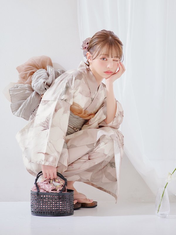 モデル：ちぃぽぽ　身長158cm　着用サイズ：Fサイズ