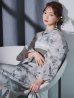 画像1: クラシカルフラワー大人モード浴衣 OBI-siwa-204-wk-3-LGY / HIMO-900-yn-3-GYxGD / HEKO-800-sb-5-W / YA-1016-kj-GY / GETA-01-kj-3-IV/ [YMT] (1)