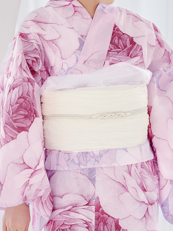 画像17: 【即日発送】アンティーク薔薇浴衣  【浴衣３点セット 浴衣/帯/下駄】[YMT]