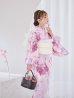画像8: アンティーク薔薇浴衣 OBI-siwa-200-kj-13-OW / HIMO-900-yn-5-IV / HEKO-800-sb-5-W / YA-1079-kj-8-W / GETA-01-kj-7-P [YMT]
