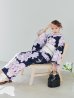 画像12: 【即日発送】ライラック牡丹ネイビー浴衣 【浴衣３点セット 浴衣/帯/下駄】OBI-hira-100-ok-15-WxW / HIMO-900-yn-3-GYxGD / YA-1027-wk-PL / GETA-01-kj-3-IV/ [/OF01]