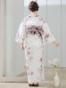 画像19: 【予約 / 7月上旬発送予定】アネモネダリア浴衣  【浴衣３点セット 浴衣/帯/下駄】OBI-siwa-204-wk-14-DusP / HIMO-900-yn-5-IV / HEKO-800-sb-5-W / YA-1002-kj-P / GETA-02-ok-8-RoseP / [/OF01]