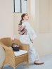 画像6: 【予約 / 5月下旬発送予定】赤黄色フラワー浴衣 OBI-hira-100-ok-9-PxBR / HIMO-900-yn-7-MOC / HEKO-801-ok-2-MOC / YA-74-kn-P / GETA-02-ok-8-RoseP/ [y/OF01]