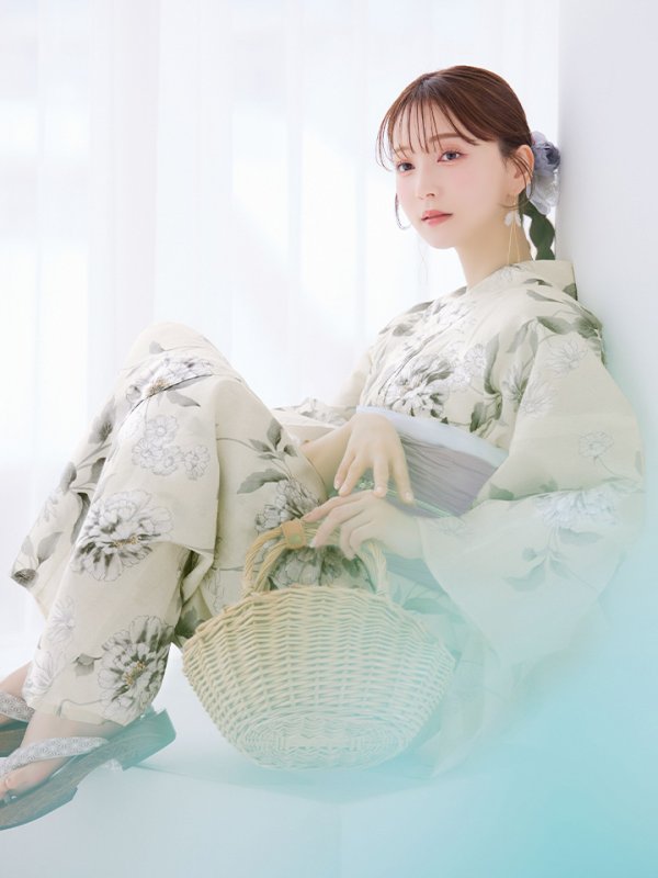 モデル：麻亜里　身長：160cm　着用サイズ：Fサイズ