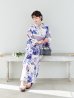 画像10: 【Riuコラボ】【予約/5月中旬発送予定】ブルーアイボリーピオニー浴衣 OBI-siwa-200-kj-11-Rose / HIMO-906-yn-PEARL / HEKO-800-sb-5-WH / YA-1001-kj-BL  / YA-1023-wk-P / GETA-01-kj-3-IV [YMT]