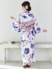 画像13: 【Riuコラボ】【予約/5月中旬発送予定】ブルーアイボリーピオニー浴衣 OBI-siwa-200-kj-11-Rose / HIMO-906-yn-PEARL / HEKO-800-sb-5-WH / YA-1001-kj-BL  / YA-1023-wk-P / GETA-01-kj-3-IV [YMT]